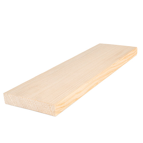 PROSAUNAS Hemlock 1x4 VG S4SEE Sauna Wood, Vertical Grain, Clear