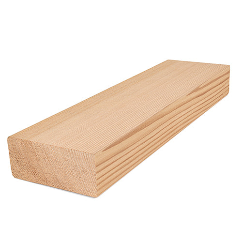 PROSAUNAS Cedar 2x4 VG S4SEE Sauna Wood, Vertical Grain