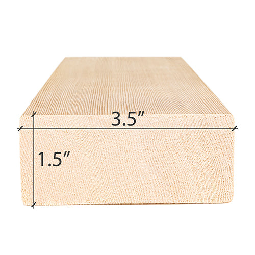 PROSAUNAS Hemlock 2x4 VG S4SEE Sauna Wood, Vertical Grain, Clear - image 4