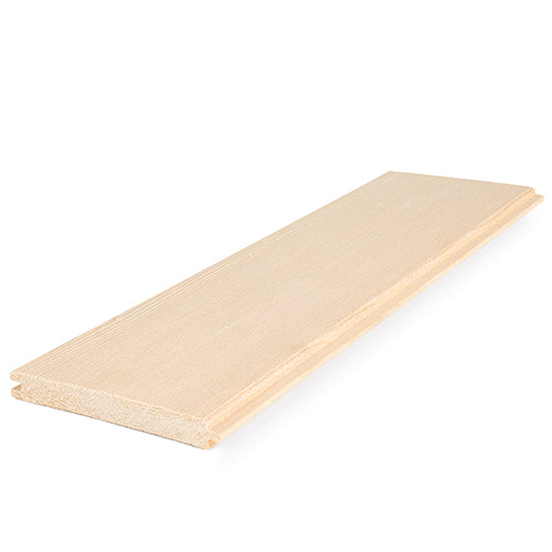 PROSAUNAS Hemlock 1/2x4 VG T&G V2E Sauna Wood, Vertical Grain
