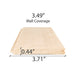 PROSAUNAS Hemlock 1/2x4 VG T&G V2E Sauna Wood, Vertical Grain - image 4