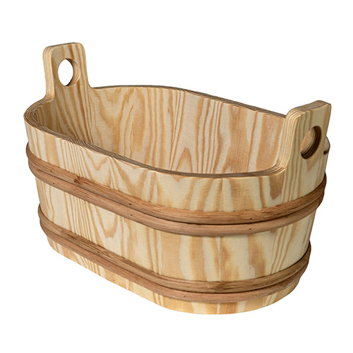 PROSAUNAS Wood Sauna Bucket Oval Wood Sauna Bucket, 7.6-Liter - image 2
