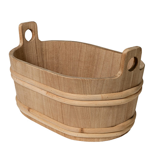 PROSAUNAS Wood Sauna Bucket Oval Wood Sauna Bucket, 7.6-Liter - image 7