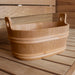 PROSAUNAS Wood Sauna Bucket Oval Wood Sauna Bucket, 7.6-Liter - image 9