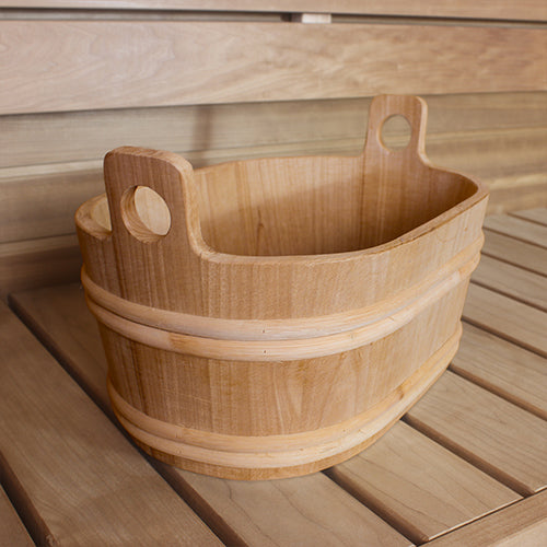 PROSAUNAS Wood Sauna Bucket Oval Wood Sauna Bucket, 7.6-Liter - image 10