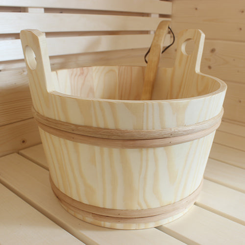 PROSAUNAS XL Wood Sauna Bucket XL Wood Sauna Bucket, 12-Liter - image 4