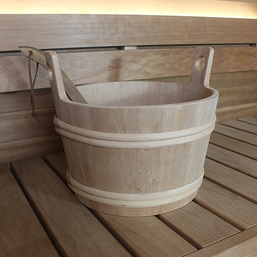 PROSAUNAS XL Wood Sauna Bucket XL Wood Sauna Bucket, 12-Liter - image 9