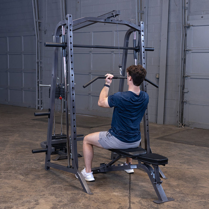 Body Solid Powerline Smith Machine Lat Attachment PLT200 detail view 3