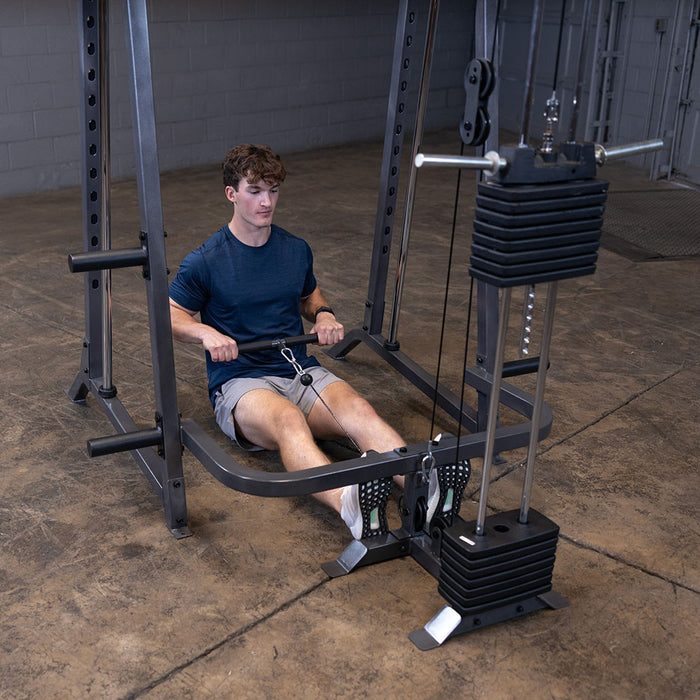 Body Solid Powerline Smith Machine Lat Attachment PLT200 detail view 4