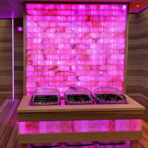 PROSAUNAS Himalayan Salt Wall Customizable Himalayan Salt Sauna Wall - image 4