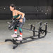 Muscle D Fitness Power Leverage V2 T-Bar Row — full setup angle