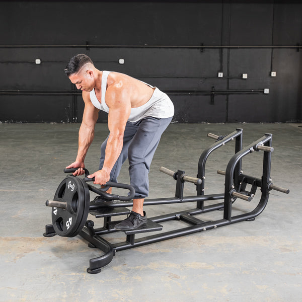 Muscle D Fitness Power Leverage V2 T-Bar Row — adjustment mechanism