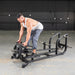 Muscle D Fitness Power Leverage V2 T-Bar Row — adjustment mechanism