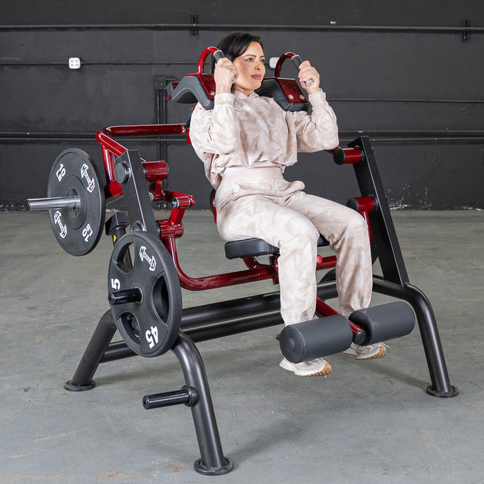 Muscle D Fitness Power Leverage V2 Abdominal Crunch - Muscle D Fitness — in use demonstration