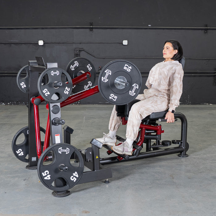Muscle D Fitness Power Leverage V2 Abductor/Adductor - Muscle D Fitness — full setup angle