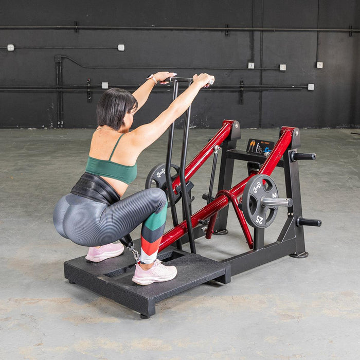 Muscle D Fitness Power Leverage V2 Belt Squat — grip and contact surface