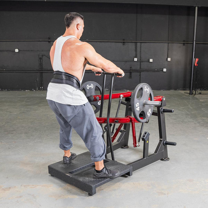 Muscle D Fitness Power Leverage V2 Belt Squat — adjustment mechanism