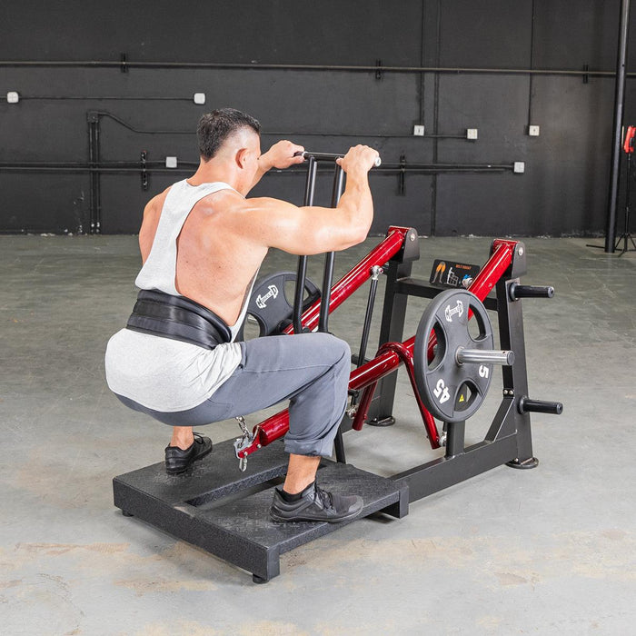 Muscle D Fitness Power Leverage V2 Belt Squat — side profile