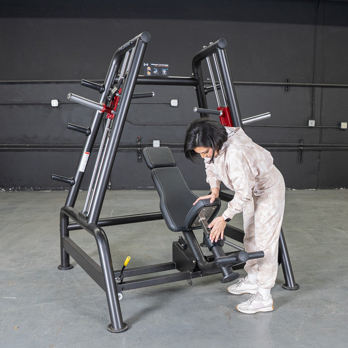 Muscle D Fitness Power Leverage V2 Convergent Bench - Flat, Incline, Shoulder Press — additional view 34