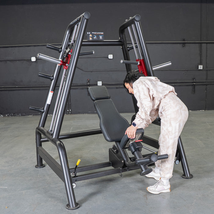 Muscle D Fitness Power Leverage V2 Convergent Bench - Flat, Incline, Shoulder Press — additional view 35