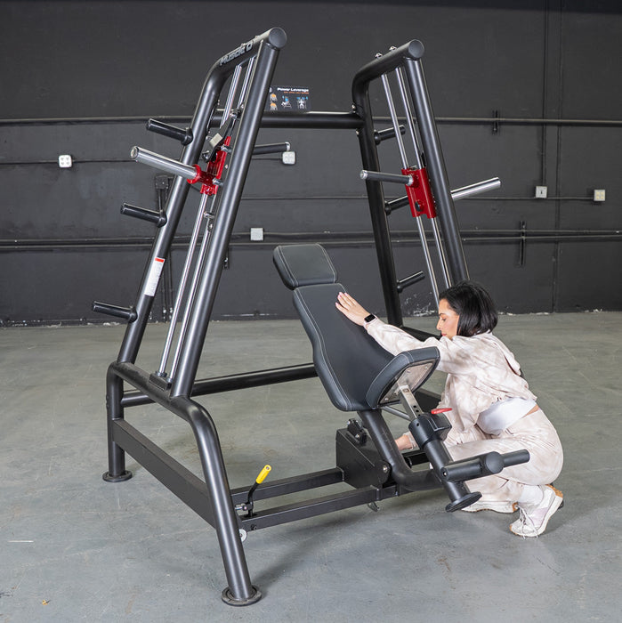 Muscle D Fitness Power Leverage V2 Convergent Bench - Flat, Incline, Shoulder Press — additional view 32