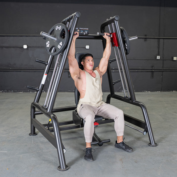 Muscle D Fitness Power Leverage V2 Convergent Bench - Flat, Incline, Shoulder Press — front view