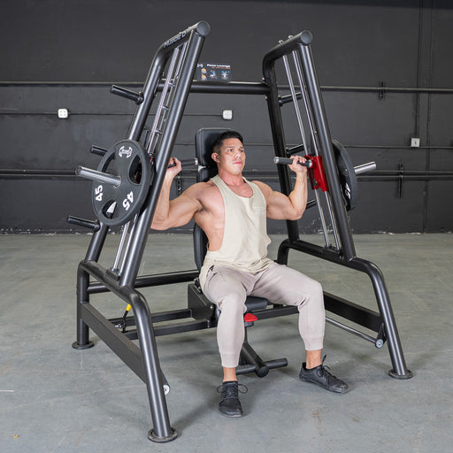 Muscle D Fitness Power Leverage V2 Convergent Bench - Flat, Incline, Shoulder Press — weight load capacity