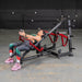 Muscle D Fitness Power Leverage V2 Decline Chest Fly / Most Muscular Machine — adjustment mechanism