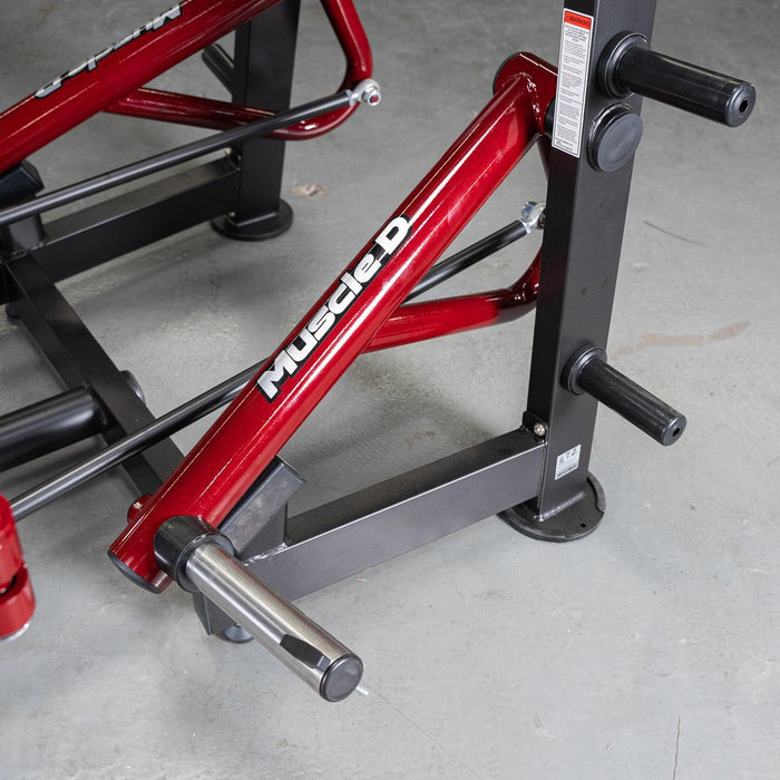 Muscle D Fitness Power Leverage V2 Decline Chest Fly / Most Muscular Machine — close-up detail