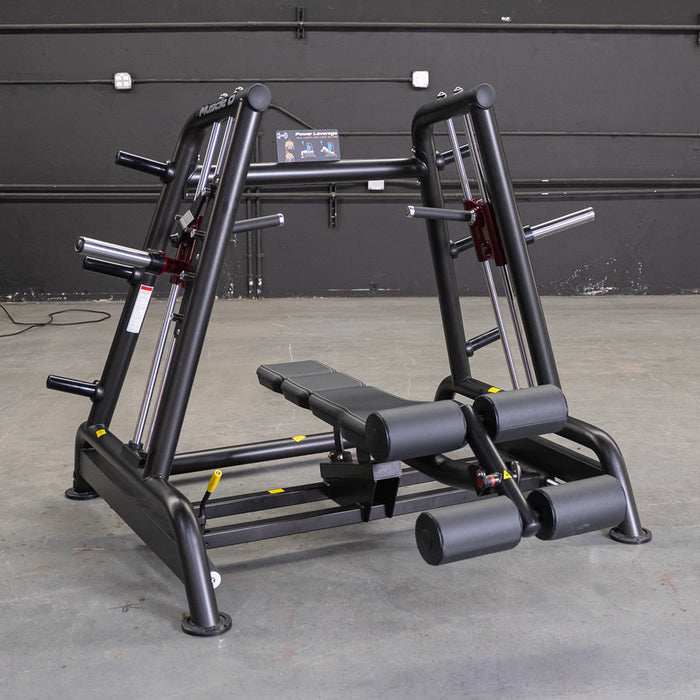 Muscle D Fitness Power Leverage V2 Flat  / Decline Convergent Bench