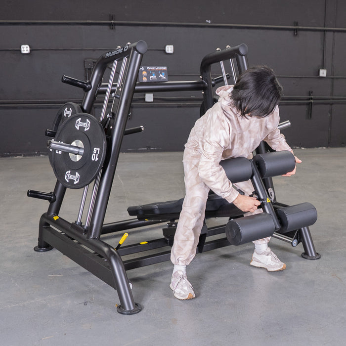 Muscle D Fitness Power Leverage V2 Flat  / Decline Convergent Bench