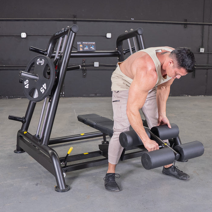 Muscle D Fitness Power Leverage V2 Flat  / Decline Convergent Bench