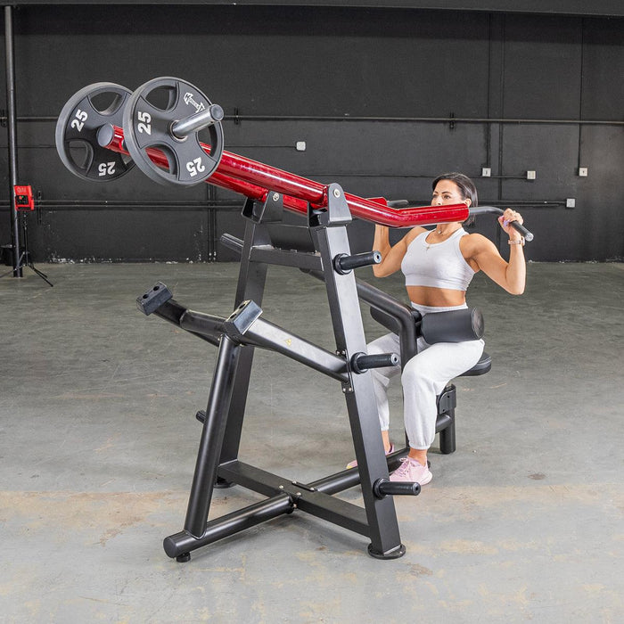 Muscle D Fitness Power Leverage V2 Iso Lateral Lat Pull — close-up detail