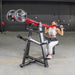 Muscle D Fitness Power Leverage V2 Iso Lateral Lat Pull — close-up detail