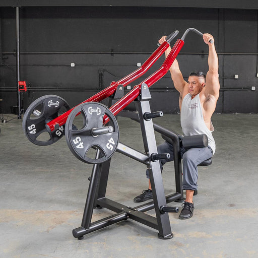 Muscle D Fitness Power Leverage V2 Iso Lateral Lat Pull — weight load capacity