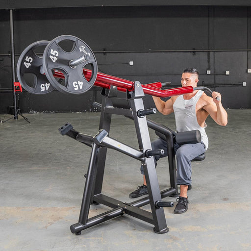 Muscle D Fitness Power Leverage V2 Iso Lateral Lat Pull — front view