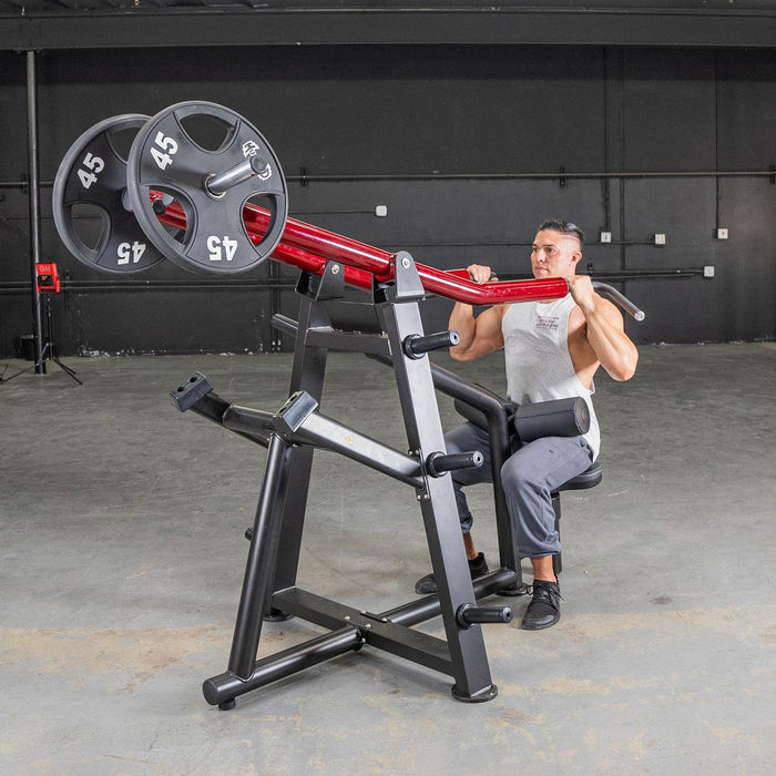 Muscle D Fitness Power Leverage V2 Iso Lateral Lat Pull — side profile