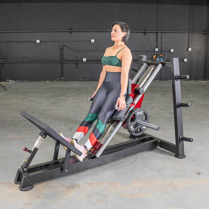 Muscle D Fitness Power Leverage V2  Hack Squat / Calf Raise - Muscle D Fitness — adjustment mechanism