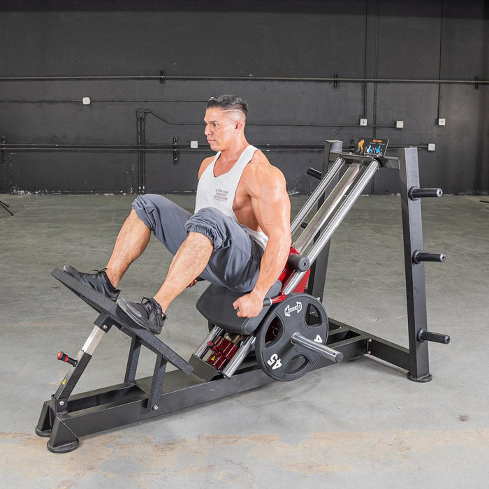 Muscle D Fitness Power Leverage V2  Hack Squat / Calf Raise - Muscle D Fitness — close-up detail