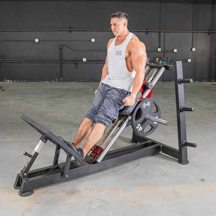 Muscle D Fitness Power Leverage V2  Hack Squat / Calf Raise - Muscle D Fitness — grip and contact surface