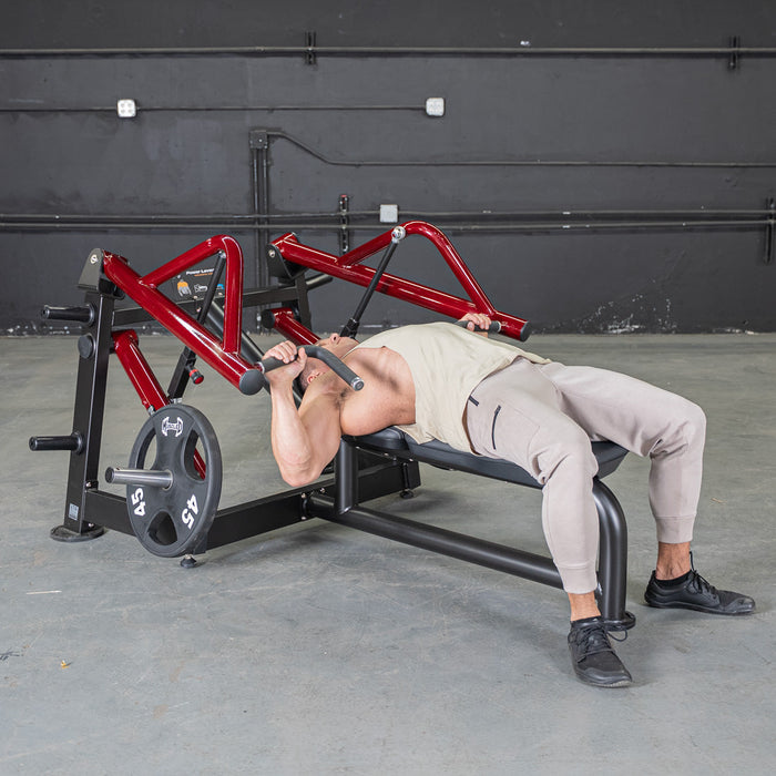 Muscle D Fitness Power Leverage V2 Horizontal Chest Press — weight load capacity