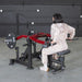 Muscle D Fitness Power Leverage V2 Iso-Lateral Dip — in use demonstration