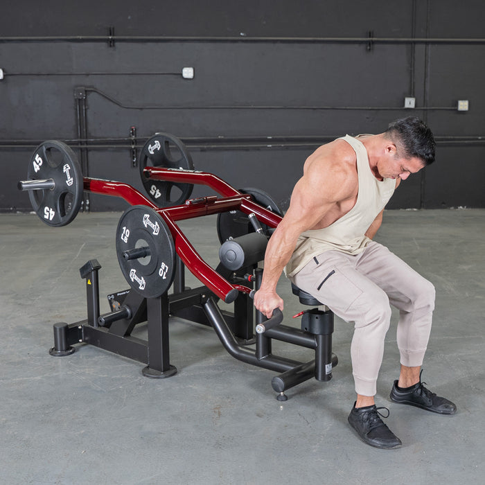 Muscle D Fitness Power Leverage V2 Iso-Lateral Dip — side profile