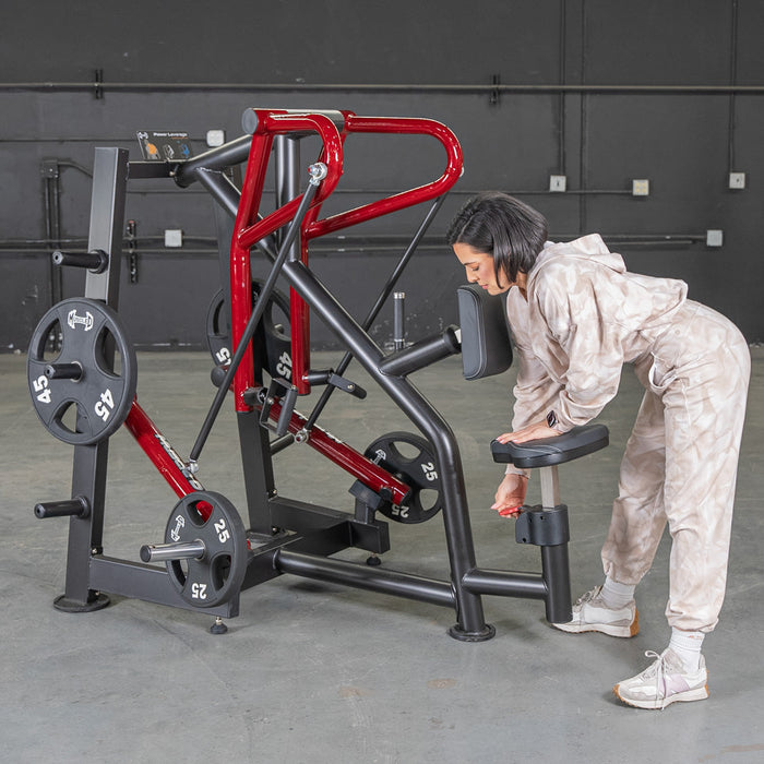Muscle D Fitness Power Leverage V2 Iso-Lateral Low Row — grip and contact surface