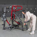 Muscle D Fitness Power Leverage V2 Iso-Lateral Low Row — grip and contact surface