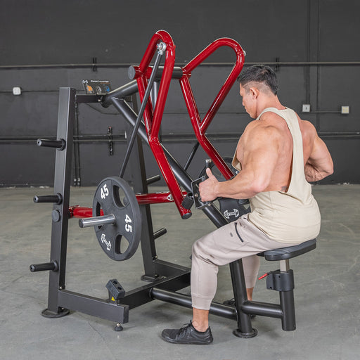 Muscle D Fitness Power Leverage V2 Iso-Lateral Low Row — front view