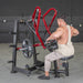 Muscle D Fitness Power Leverage V2 Iso-Lateral Low Row — in use demonstration