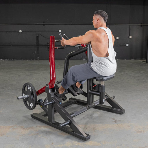 Muscle D Fitness Power Leverage V2  Iso Lateral Seated Row — weight load capacity