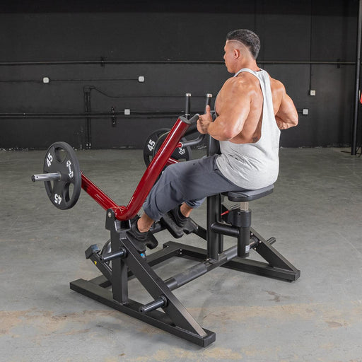 Muscle D Fitness Power Leverage V2  Iso Lateral Seated Row — front view