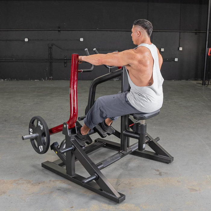 Muscle D Fitness Power Leverage V2  Iso Lateral Seated Row — side profile